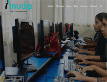 Tablet Screenshot of anudip.org
